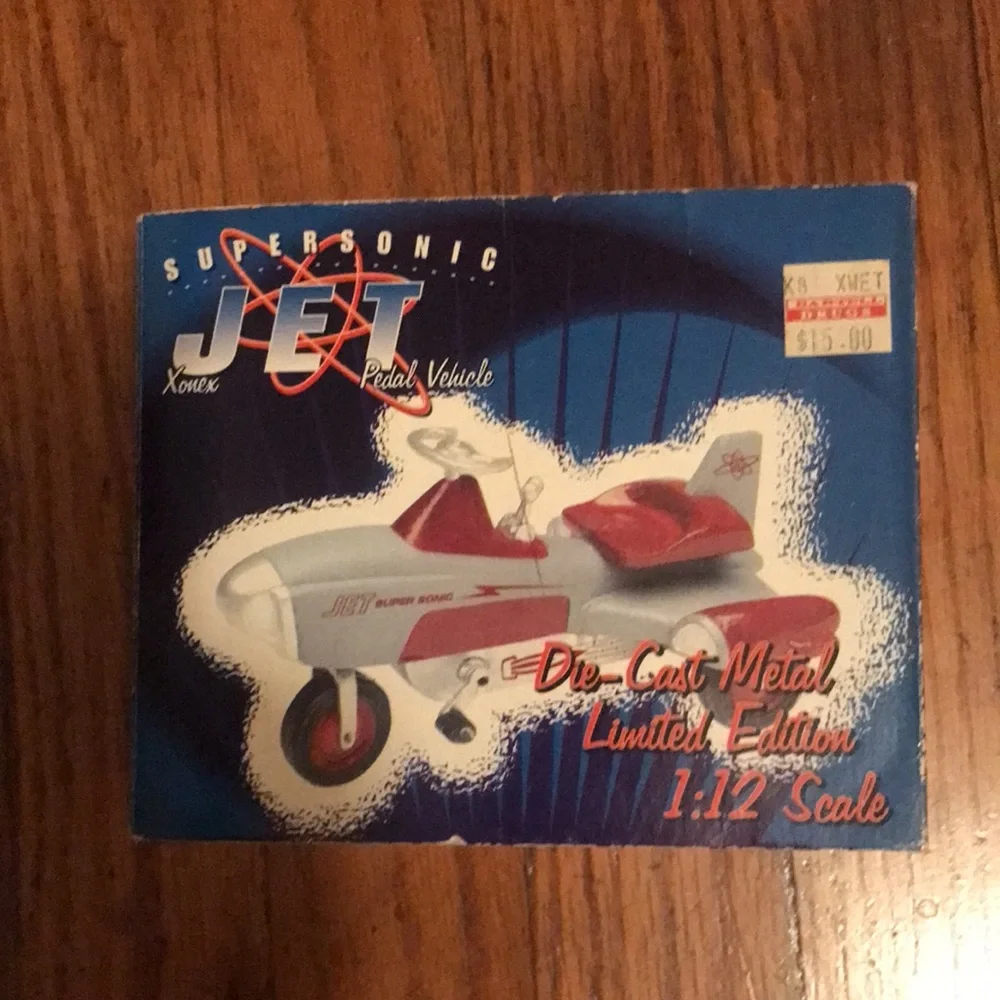 NWT Supersonic Jet Die-cast Limited Edition collectible pedal vehicle